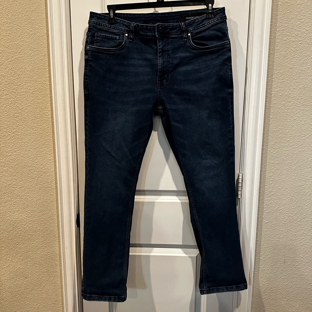 EUC The Perfect Jean NYC 36x30 Slim Fit Dark Blue